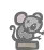 Taxidermy Rat