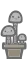 Potted Mushrooms