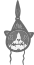 Shrunken Cat Head