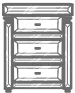 Crystal Dresser B